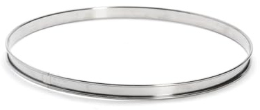 de Buyer - Runder Tortenring aus Edelstahl - Durchmesser 32 cm, Höhe 2 cm - 3091.32N