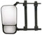 HP-Autozubehör 10272 Caravanspiegel mit Toter-Winkel-Spiegeleinsatz, schwarz