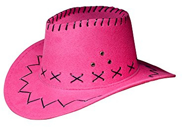 Miobo Cowboy Hut Western Reithut – Lässiger Outdoor-Style – Lederimitat Braun - für Damen, Herren oder Kinder