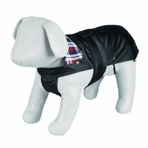 TRIXIE wasserabweisender Hundemantel Mantel Paris, XL: 70 cm, schwarz - 30508