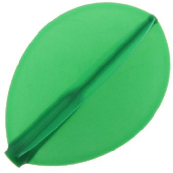 NineDartOut.us Cosmo Darts Fit Flight (Air) 3-pack pärondart-flygning (grön)