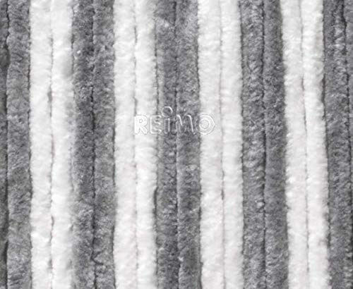 Arisol Flauschvorhang 120x185cm, Grau/Weiß für Kastenwagen (9329912604)