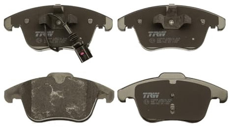 TRW GDB1762 Pastiglie Freno Set di 4 para Volkswagen Tiguan/Tiguan Limited (5N_) 2007-2018 Assale anteriore e Altri Veicoli