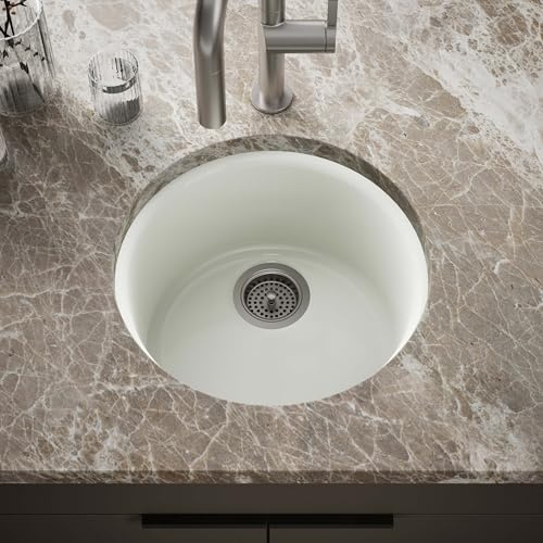 Kohler K-6565-NY Porto Fino Self-Rimming/Undercounter Entertainment Sink, Dune
