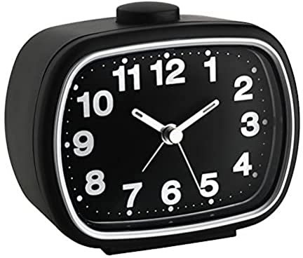 TFA 60.1017.01 - Reloj Despertador electrónico, Color Negro