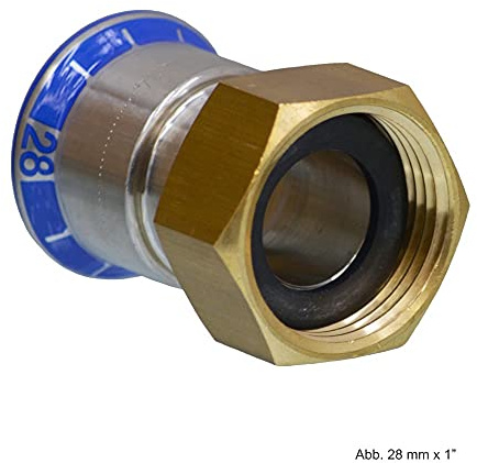 Geberit mapress acero inox - Racor 2 piezas diámetro 54mm 2.3/8'' inoxidable