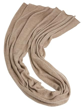 Prettystern 100% Kaschmir Schal XL Strick-schal, weich & warm, hochwertiger Winter-Stola für Damen und Herren