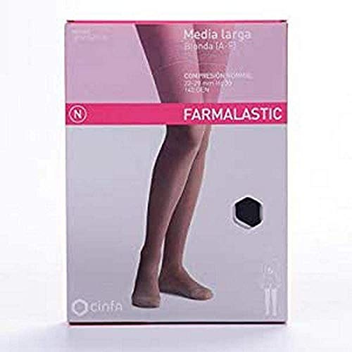 Media Farmalas Larga 140 Negra Gde Blond