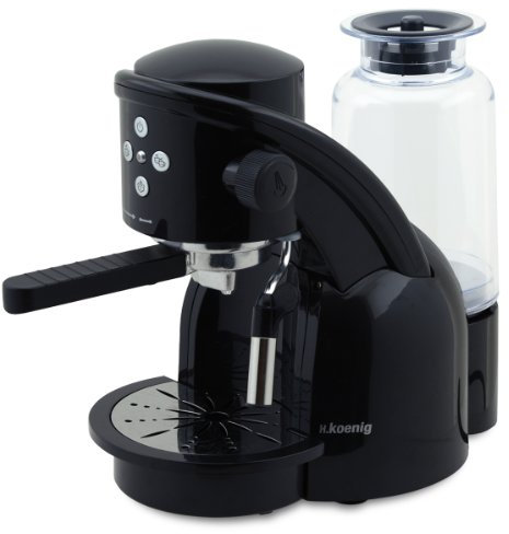 H.Koenig XPS15 Cafetière Expresso à Dosette Noir 1360 W