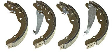 Brembo S85516 Bremsbacken, Anzahl 4 | Kompatibel mit: SEAT INCA, SKODA OCTAVIA I, OCTAVIA I Combi, OCTAVIA II, OCTAVIA II Combi, ROOMSTER, ROOMSTER Praktik