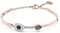 Swarovski Symbolic bangle, Evil eye, Blue, Mixed metal finish