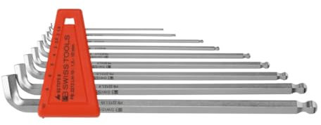 Set di 6 cacciaviti angolari lunghi, con testa a sfera e gamba corta 9 PB SWISS TOOLS