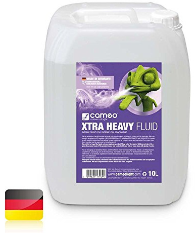 Cameo XTRA HEAVY FLUID 10 L - Liquide pour machines à fumée à forte densité et tenue extrêmement longue 10 l