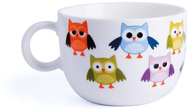 Excelsa - Taza de té - Colección Animals - Taza de té de Porcelana - Color Blanco - 200 ml