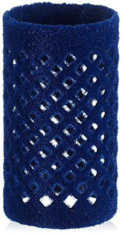 Efalock Metallwickler beflockt 36 mm, blau, 2er Pack (2 x 12 Stück)