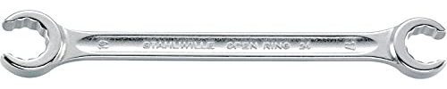 Stahlwille 24 Offene Doppelringschlüssel, abgewinkelt, Open-Ring, 17 x 19 mm, 41081719