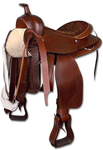 WALDHAUSEN Großpferde Westernsattel, 16''/40cm, braun