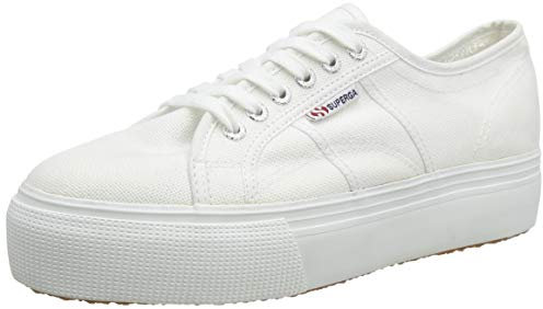 Superga Damen 2790acotw Linea Up and Down Sneaker, White, 42 EU