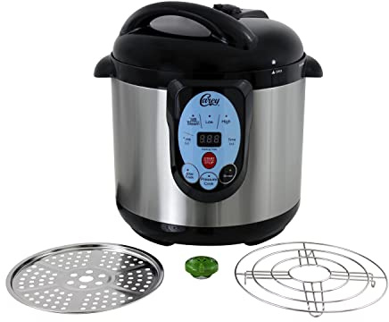 CAREY DPC-9SS Smart Electric Pressure Cooker and Canner, Stainless Steel, 9.5 Qt