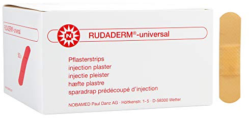 RUDADERM-universal Pflasterstrips 500 Stück verschiedene Größen, Größen:1.9 x 7.6 cm