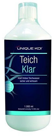 Unique Koi Teichklar 5000ml Kombipräparat Klärt grünes und braunes Wasser