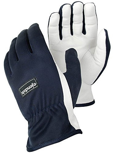 Ejendals Lederhandschuh Tegera 124, Größe 7, 1 Stück, blau/weiß, 124-7