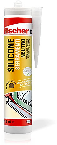 Fischer SNF Silicone Sigillante Legno Marrone Testa di Moro, Pavimenti e Finestre, Neutro a Basso Modulo, Elastico, per Serramenti, Porte, Infissi, Inodore, Esterno/Interno, 9376