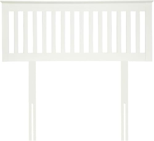 Save on Goods White,Oak finish solid wood wooden headboard bed head end board (WHITE, 4FT6 DOUBLE)