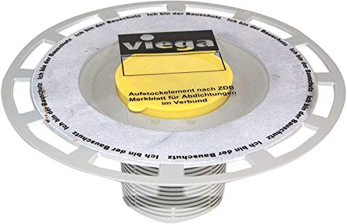 Viega Dünnbett-Aufstockelement 4925 Advantix Plus Abgang 100mm Kunststoff, 471057