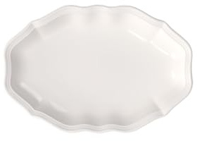 Villeroy und Boch Manoir Beilagenschale, 24 cm, Premium Porzellan, Weiß