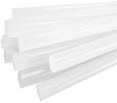 Rexxer | Klebestifte für die Heißklebepistole | Klebesticks 11mm x 250 mm | Heißkleber Sticks zum Basteln, Dekorieren und Reparieren | 30 Stück | Milch