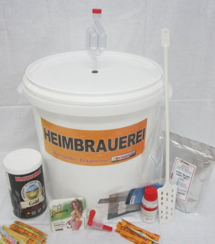 Bierbrauset Premium Pilsner – Premium Pilsner selber brauen (12 Liter) –Ideal für Brauset Anfänger oder als Bier Geschenk, inklusive Brauanleitung