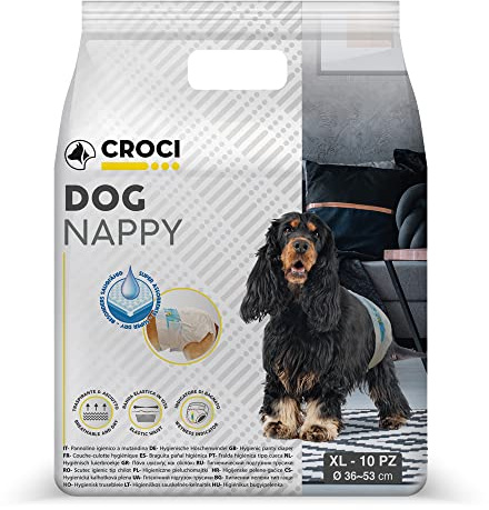 CROCI Lange pour Chiens Xl Pcs.10 10.0 Langes