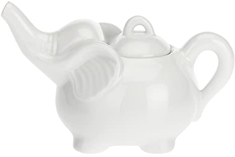 La Porcellana Bianca - Elefanti Elephant Sugar Bowl Gift Box, Bianco