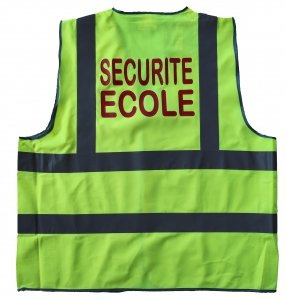 Result - Gilet de sécurité EN 471 - Jaune fluo - R201X - marquage au dos SECURITE - mixte homme/femme