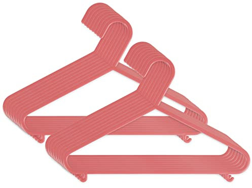Bieco Appendiabiti Bambini 16 Pezzi Rosa | Lunghezza Circa 30 Cm | Stampelle Bambini
