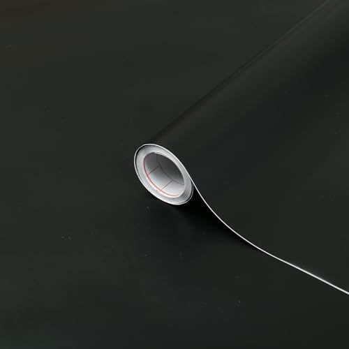 d-c-fix film adhésif pour meuble décoratif Noir 67,5 cm x 2 m – film adhésif décoratif meubles facile d'entretien pour cuisine, armoire, table et rebord de fenêtre – moderne & durable
