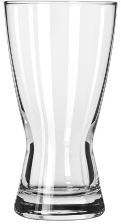 Libbey Glassware 181 Hourglass Pilsner, 12 oz. (Pack of 24)