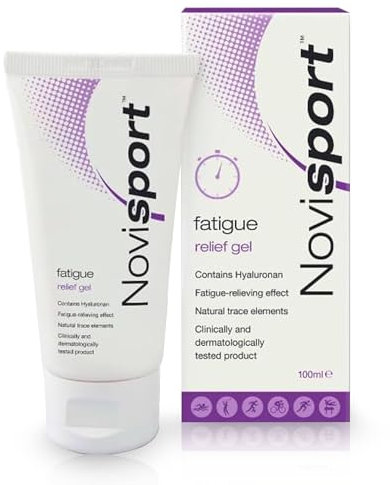 Novisyn Novisport Fatigue Relief Gel 100ml – Sports Muscle Rub Recovery Product - Anti Inflammatory Gel Muscle Recovery for Men & Women
