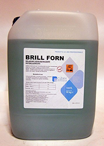 BRILL FORN Detergente detersivo additivo brillantante per forni autopulenti 10kg