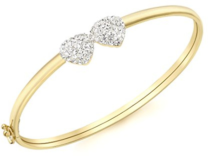 CARISSIMA Damen Armband 9 Karat (375) Gelbgold Glaskristall 1.31.2336