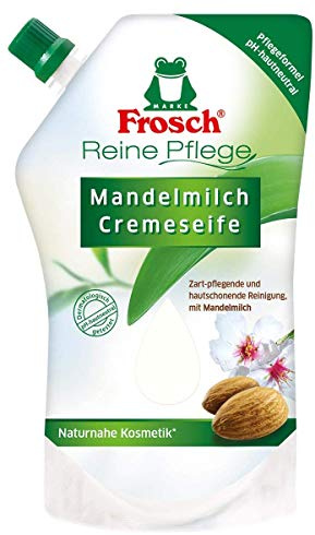 Frosch Handseife Mandelmilch Nachfüller, 2er Pack (2 x 500ml)