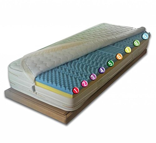 Guisil - Memory Aloe H22 Water Foam e Memory a 9 ZONE fascia 3D sfoderabile Presidio Medico