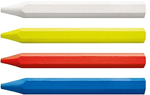 LYRA Ecosy 796 L4860001-12-1 - Gessetti per segnalazione in cera, 12 pezzi, colore bianco
