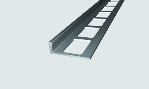 Alu-Abschlussprofil gestanzt für Beläge 6,0mm - 250cm in versch. Farben