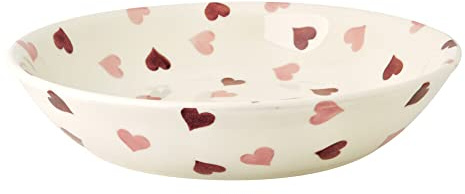 Emma Bridgewater Assiette Creuse à pâtes Motif cœurs Rose
