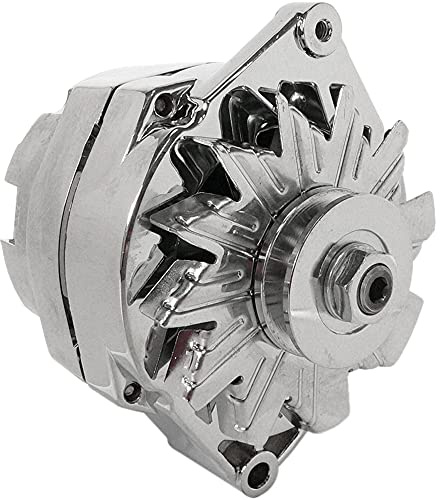 Db Electrical Adr0336-C Alternator Chrome Compatible With/Replacement For Chevrolet General Motors 110 Amp 3-Wire Setup 65, 67-85, Low Cut-In For Higher Charge Rate
