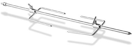 THÜROS Grillspieß mit Fleischklammern für THÜROS T1 Grillfläche 30x30 cm und THÜROS T2 Grillfläche 35x35 cm