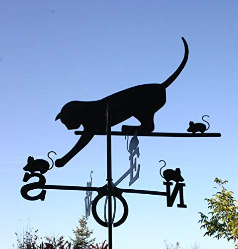 Wetterfahne Katze in schwarz - von SvenskaV