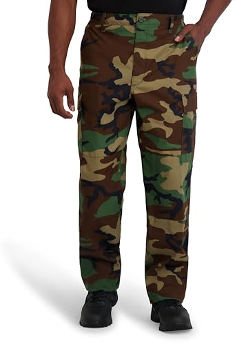 Propper Men's Standard F525025-Uniform BDU Trouser, Woodland, X-Large Regular